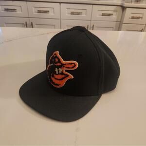 Baltimore Orioles MLB Cooperstown Collection Flat Brim Snapback Hat, Adjustable